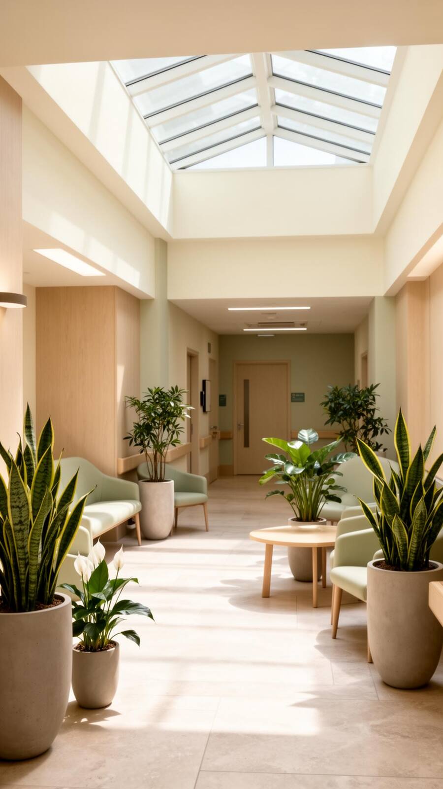 Hospital and retail plant decor