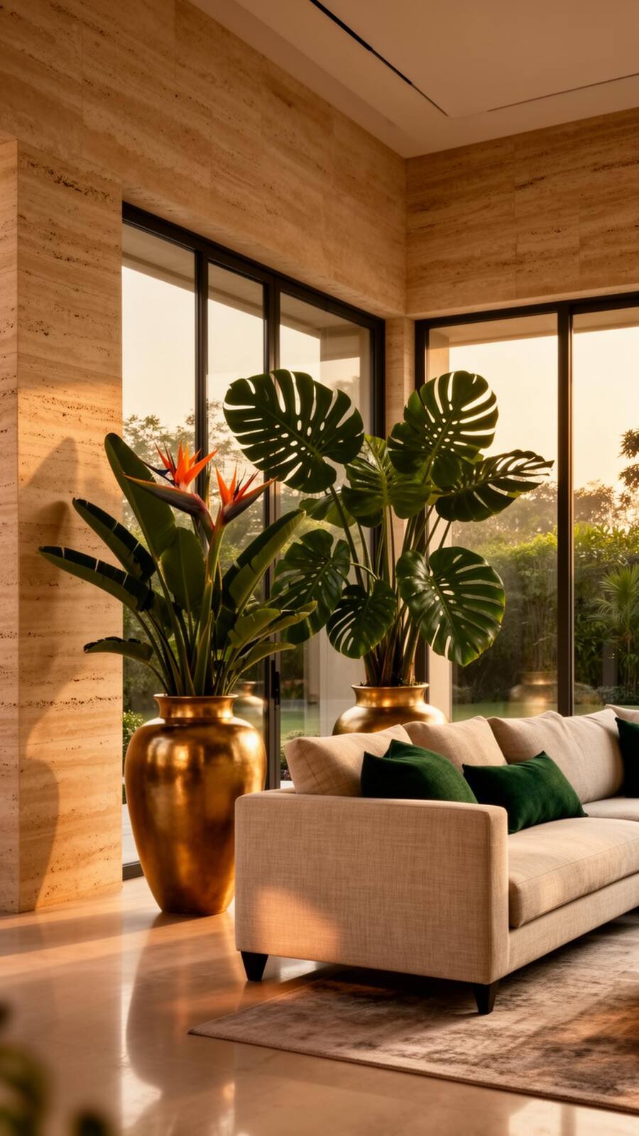 Luxury interior plant design